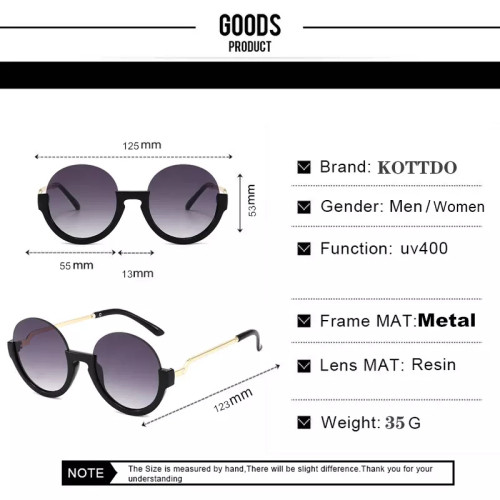 Vintage Round Kids Sunglasses Plastic Boys Girls Vintage Retro Sun Glasses Gradient Sunglass Children UV400 Gafas De Sol