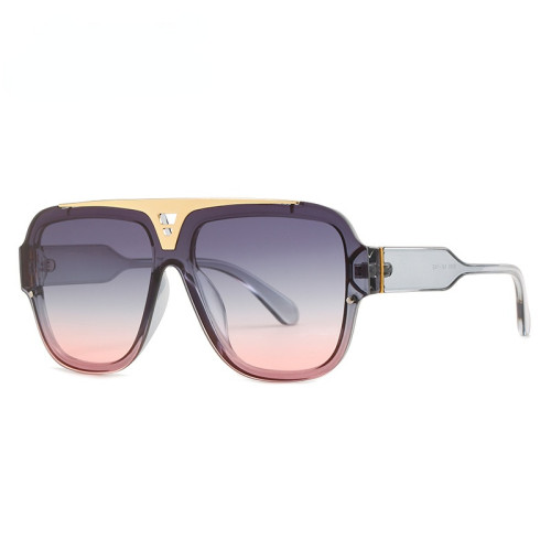 Fashion Square Sunglasses Women Large Frame Glasses Retro Sunglass Men Luxury Designer Eyewear UV400 Sun Glass Gradient Shades
