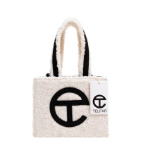 New Arrives Fashion Luxury Designer Famous Brands Furry Tote Shoulder Messenger Telfar Bag Fur Purses And Handbags For Women