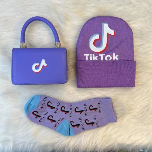 Luxury Designer Famous Brands Shoulder Bags Women Girls Mini Handbags and Hat Set for Ladies Designer Socks Crossbody Purses