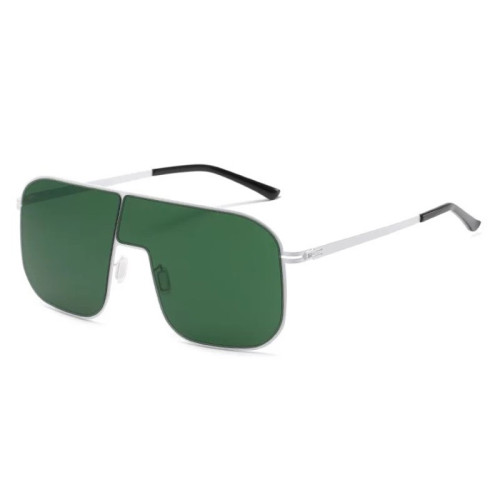 Oversized square ladies sunglasses fashion rimless personality men and women glasses net red INS same sunglasses 2021 new