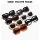 Fashion Vintage Square Sunglasses Women Luxury Brand Designer Sexy Lady Big Frame Oversized Sun Glasses Travel Driving Shades