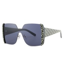 Fashion and Vintage Brand Designer Oversize Women Man Sunglasses Square Luxury Frame Unisex with High Quality UV400