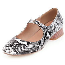 Big Size 35-43 New Ladies Mixed Colors Mary Janes Pumps Fashion Chunky Heels Pumps Women Casual Party Shoes Woman