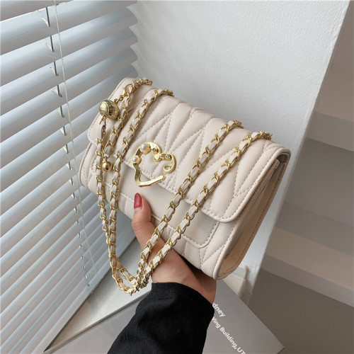 Rainbow Bag Autumn All-match 2022 new Trendy Fashion High-quality Ladies Casual Chain Slung Rhombus One-shoulder Small Square Bag