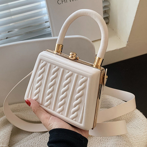 Messenger bag small square bag luxury western style shoulder bag 2022 new trend solid color ladies small bag fashion youth bag