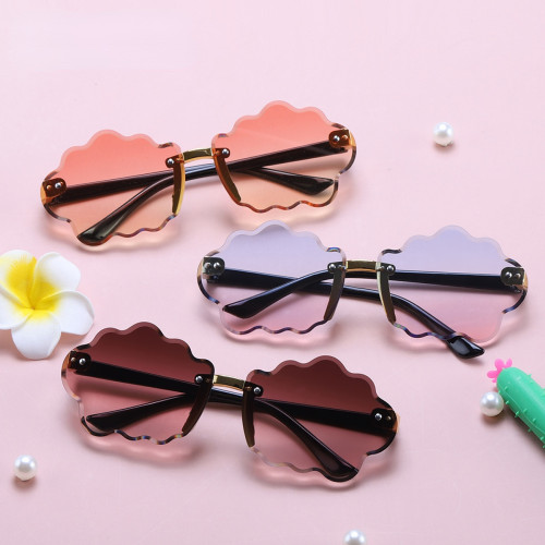 Cloud Shape Sunglasses Child Irregular Spectacle Lenses Boy Out of The Ordinary Girl Outdoor Tourism Wholesale UV400