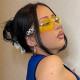Diamond Rimless High Quality Sunglasses Women Men Rhinestone Shield Goggle Eyeglasses Shades Luxury Brand Design Sun Glasses Y2K
