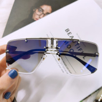 Square Rimless Sunglasses Men 2022 Summer New Fashion Sun Glasses Classic Luxury Brand Shades for Women UV400 Zonnebril Eyewear