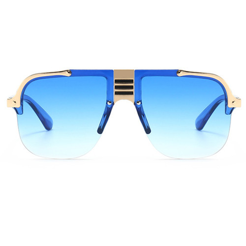 New Fashion Big Square Sunglasses Men Style Gradient Trendy Driving Retro Brand Design Sun Glasses UV400 Drop ship