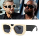 Small Square Trendy Sunglasses Men Women Hip Hop Gradient Lens Sun Glasses Vintage Brand Designer Female UV400