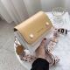 Summer small bag new 2022 popular high-end wide shoulder strap messenger bag female wild ins single shoulder small square bag