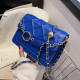 Lingge Design 2022 Trendy Small PU Leather Flap Crossbody Sling Bag for Women Luxury Shoulder Bags Chain Handbags and Purses
