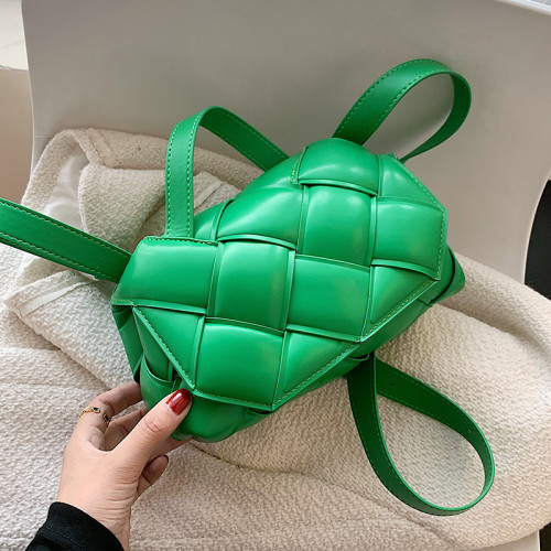 Small Woven Square Tote 2022 Hit Fashion High-quality PU Leather Women's Designer Handbag Luxury Shoulder Crossbody Sling Bag
