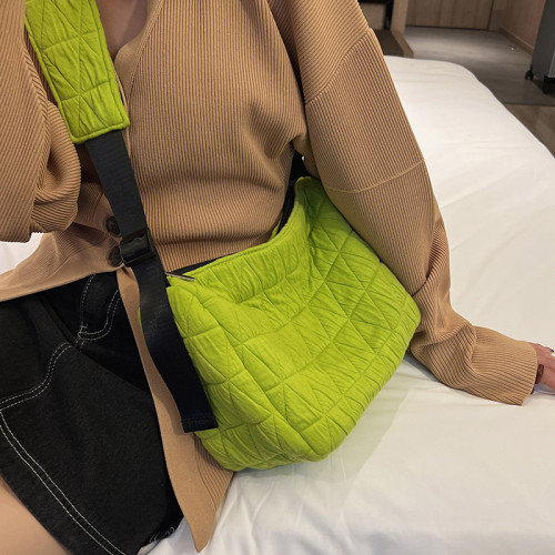 Casual Women Soft Small Shoulder Bags Designer Handbags Luxury Cotton Crossbody Bag Female One Single Side Bags 2022 Fashion