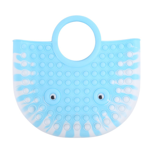 Antistress Fidget Toy Fingertip Sensory Silicone Push Bubble Stationery Storage Bag Stress Relief Coin Purse For Adult Kids