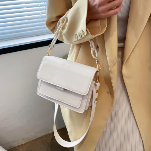 Chain Design New Mini PU Leather Flap Bags For Women 2022 hit Summer Lady Shoulder Handbag Female Fashion Cross Body Bag