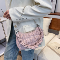Fashion Baguete Bags For Woman 2022 Leather Handbag And Purse Spring Bright Color Shoulder Bag Women Fashion Crossbody Bag