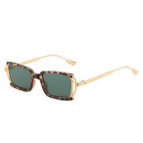 2022 New Fashion Sunglasses Men Women Rectangle Gradients Lens Alloy Metal Frame Luxury Brand Designer Sun Glasses UV400