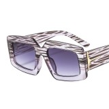 2022 New Fashion Square Sunglasses Women Men Leopard PC Lens Frame Brand Designer Trend Luxury Quality Casual Sun Glasses UV400