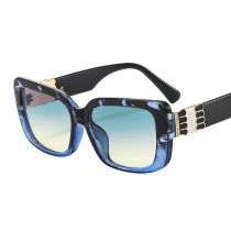 2022 New Arrival Cat Eye Sunglasses Women Men Square Color Gradients Lens Metal Decorate Frame Brand Designer Luxury Sunglasses