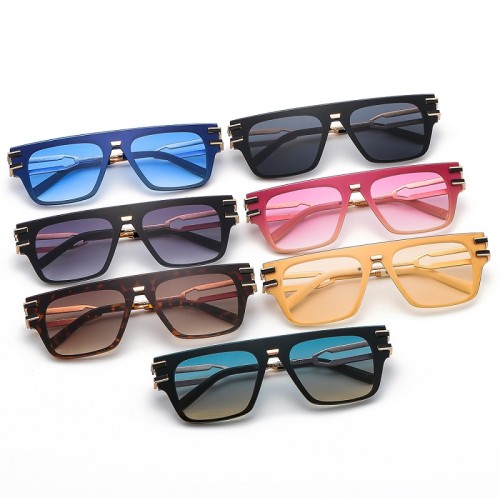 2022 New Fashion Shield Sunglasses Women Men Brand Designer Luxury Gradients Lens Alloy Frame Quality Travel Style UV400