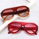 Tea Transparent Multicolor Frame Pilot Sunglasses Men Women Flat Top Rivet Eyewear Retro Ins Street Shooting Sun Glasses  M366
