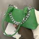 Twist Knot Strap Handbags Ladies Fashion Pearl/Thick Chain Crossbody Shoulder Bags Women 2022 Fashion Luxury Brand Underarm Bag