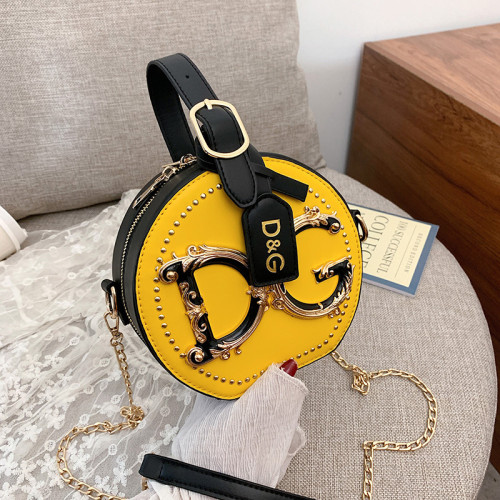 Women Hot Sale Fashional Cute Handbag PU Leater DG Bag With Chain Crossbody Famous Handle and Single Shoulder  Bags