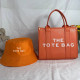Fashional Trending The Tote Bag Women Famous Brand Handbag Landies Shopping Crossbody Shoulder Bags And Hat Set