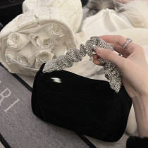 purses and handbags silver Evening clutch Bag Handle Rhinestones Shoulder bag luxury designer banquet bag purse bags for women