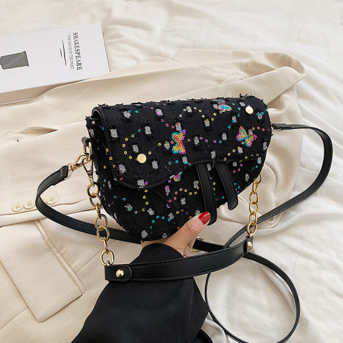 Luxury Handbag And Purse Woman Fashion 2022 Shoulder Bag High Quality Bags For Woman saddle bag embroidered cloth Handbag