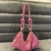 Handle Shining Crystal Rhinestones Evening clutch Bag Purses and handbag luxury Designer silver Shoulder Bag Hobo Bags party bag