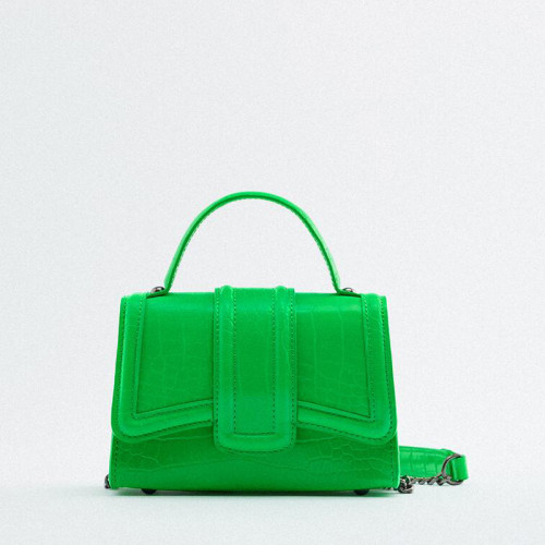 Alligator Pu Leather Handbag Luxury Designer Chains Shoulder Bag Fashion Crocodile Crossbody Bags for Women 2022 Small Flap Pur