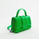 Alligator Pu Leather Handbag Luxury Designer Chains Shoulder Bag Fashion Crocodile Crossbody Bags for Women 2022 Small Flap Pur