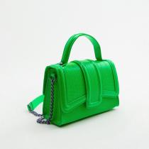 Alligator Pu Leather Handbag Luxury Designer Chains Shoulder Bag Fashion Crocodile Crossbody Bags for Women 2022 Small Flap Pur