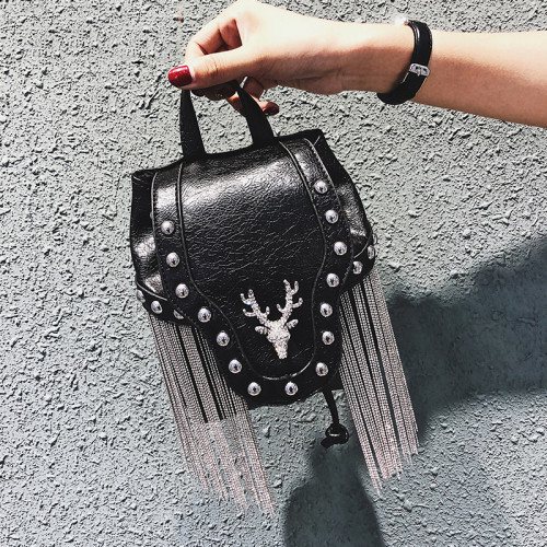 New High Quality Women Leather shoulder bags Knapsack Retro Deer Decorate Coin Purse Holder Women Messenger Bag Travel Bags