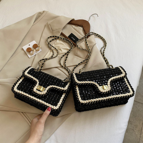 Luxury Design Chain Women Messenger Crossbody Bags 2022 New Fashion Handbags Ladies Shoulder Bags Casual Totes Female Purses