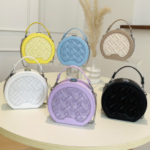 Round Women's Bag 2022 Trend Streamer Circular Handbags For Women Fashion Woman Shoulder Bag Luxury Shining Crossbody Bag Female