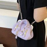 2022 New Ladies Personality Chain Messenger Bag High Quality Fashion Trendy Women's Bag European and American Casual MessengerBag