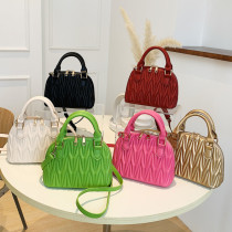 2022 Fashion Women PU Leather Shoulder Bags Female Crossbody Bag Brand Designer High Quality Green Gold Handbags Dropshipping