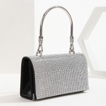 Women Box Handbag Evening Party Shiny Diamonds Clutches Purse Top Luxury Bling Fashion Ladys Party Crossbody Pouch Bag