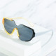 2022 New Fashion Cat Eye Sunglasses Women Men Two Color Frame Gradients Lens Brand Designer Luxury Conspicuous Sunglasses UV400