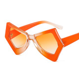 Trendy Butterfly Sunglasses Woman New Fashion Oversized Cat Eye Colorful Irregular Sunglasses Female Fashion Shades For Women