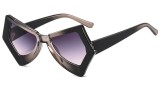 Trendy Butterfly Sunglasses Woman New Fashion Oversized Cat Eye Colorful Irregular Sunglasses Female Fashion Shades For Women