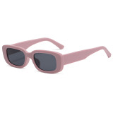Sunglasses Women Man Fashion Small Rectangle Candy Color Lens Shades UV400 Men Pink Yellow Green Sun Glasses
