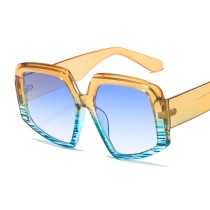 Irregular Square Oversized Sunglasses for Women Men UV400 Luxury Punk Sunglass Gradient Ladies Sun Glasses Female Pink Eyeglsses