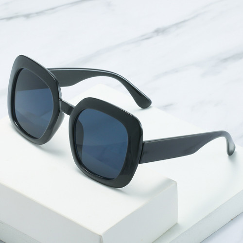 Fashion Vintage Big Frame Square Sunglasses Women Luxury Brand Designer Popular Travel Sun Glasses Female Sequins Shades UV400