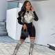 Bright PU Leather Bandage Sleeveless Hooded Cotton Padded Jackets Women Solid Stand Collar Side Lace Up Winter Coat Vest