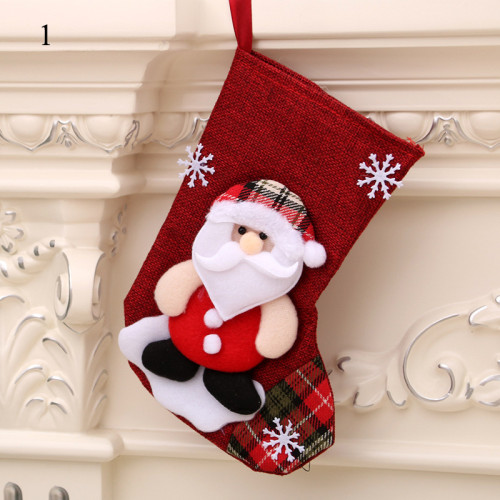 Fashion Cute Christmas Tree Hanging Socks Christmas Socks Tree Stocking Lovely Gift Bag Gift Candy Bags Lightweight Clean Sweet